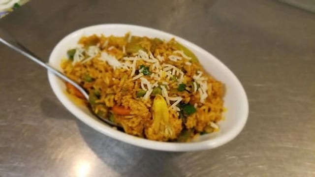 Vegetable Biryani.